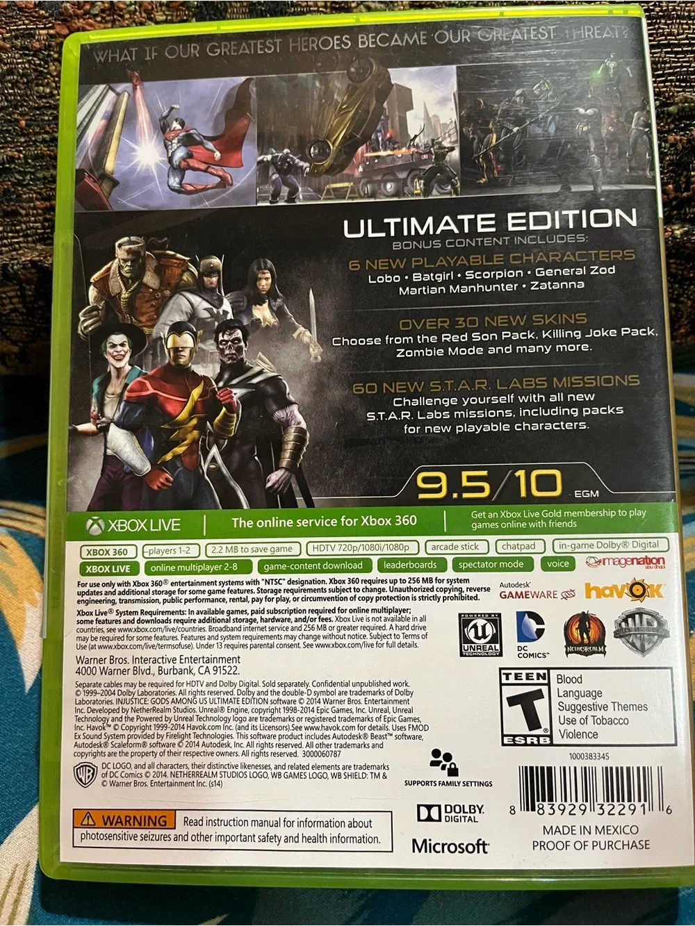 Injustice: Gods Among Us Ultimate Edition - Green Xbox 360